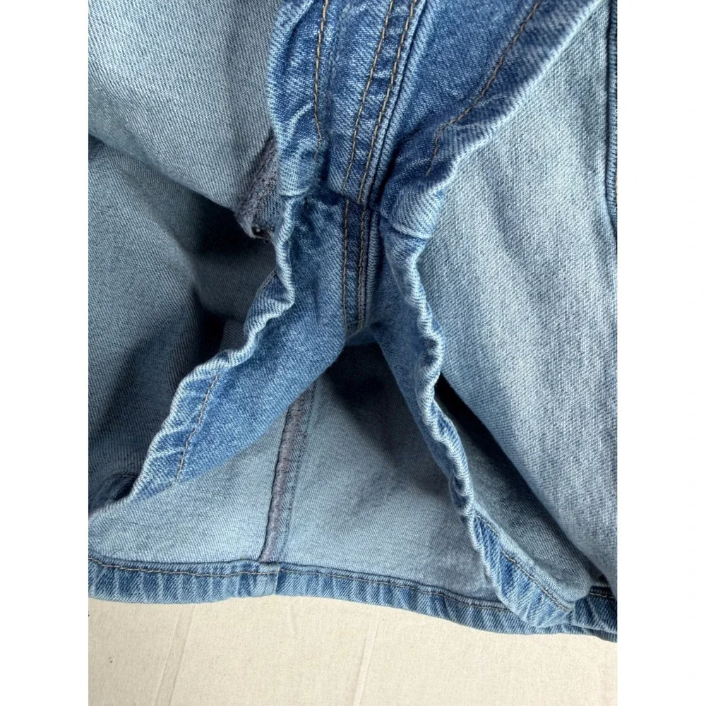 Free People We the Free Cargo Denim Skort size 31 Blue - Picture 4 of 8